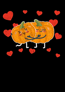 Cute Pumpkin Couple