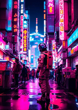 Astronaut in the City
