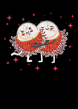 Cute Rambutan Couple