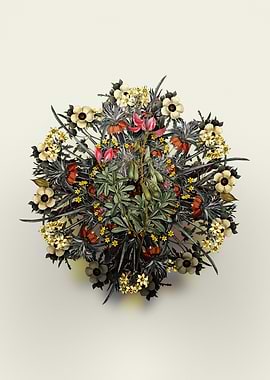 Restharrows Flower Wreath