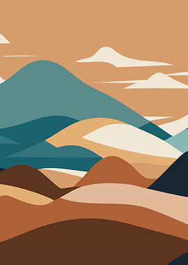 Boho Minimal Landscape