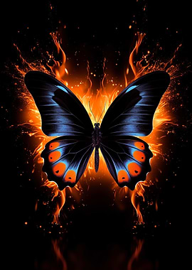 Fire Butterfly