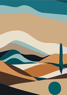 Boho Minimal Landscape