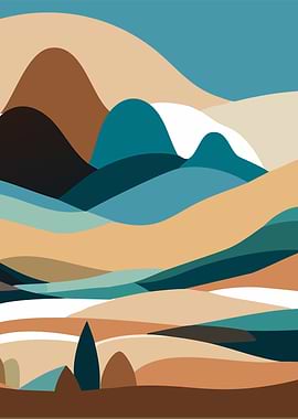 Boho Minimal Landscape