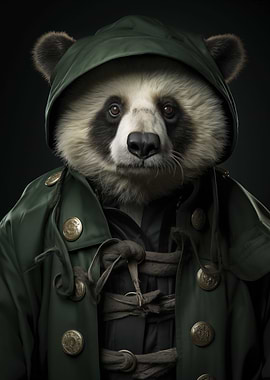 Animals Vintage Panda Bear