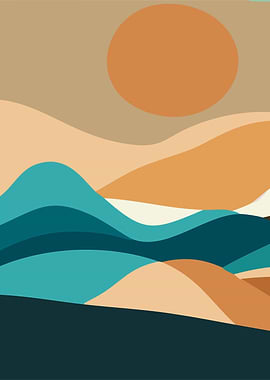 Boho Minimal Landscape