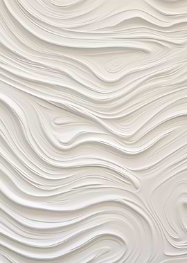 White Abstract Art