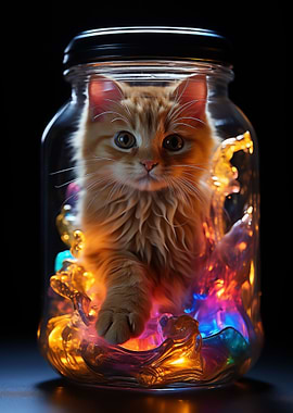 cosmic rainbow cat