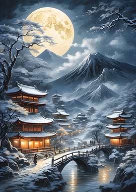 Japan Winter Landscape