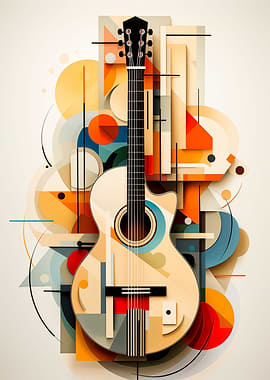 Abstract Guitar