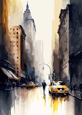 New York City USA Painting