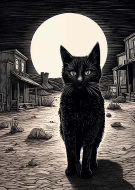 Black Cat Old Ghost Town