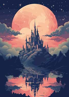 Magical Castle Pixel Art