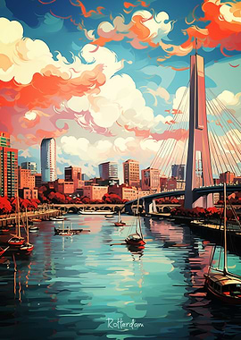 ROTTERDAM Oil Painting
