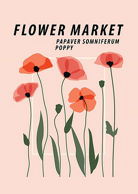 Flower market Poppy