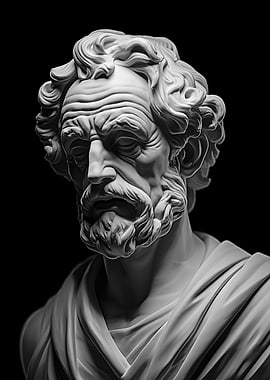 Seneca Sculpture Stoicism
