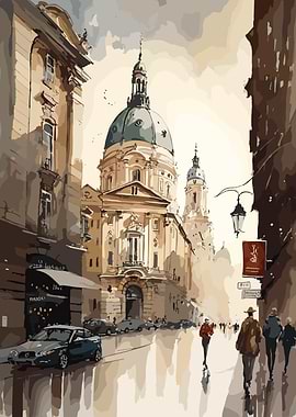 Vienna Cool City Painting