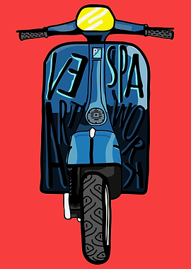 Vespa Classics Vintage Art