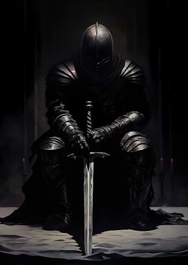 Defeated Medieval Knight