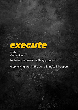 execute definition