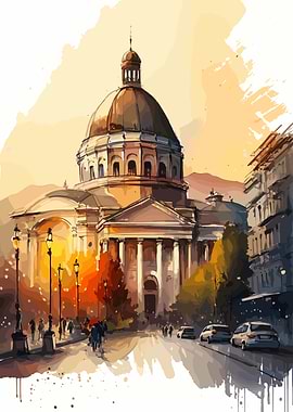 Sofia City Painting