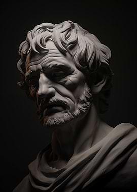 Seneca Sculpture Stoicism