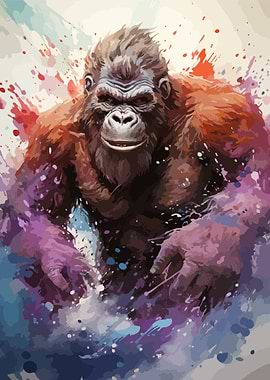 Sweet Yeti Watercolor