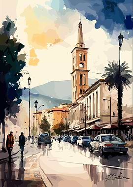 Bulgaria Capital Painting