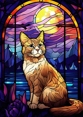 Abstract japanese Bobtail