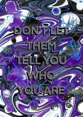 Inspirational Quote Purple