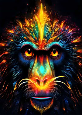 Magic Realism Baboon