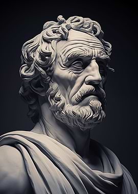 Seneca Sculpture Stoicism