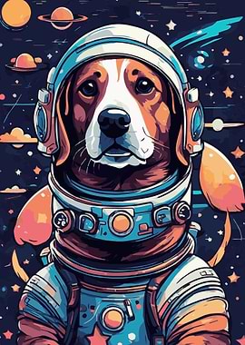 Astronaut Dog 5