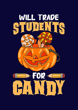 Funny Halloween Teacher