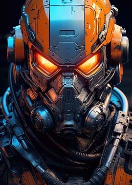 Futuristic Robot Soldier