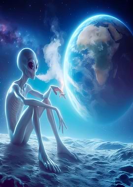 alien smock in space