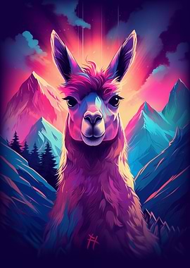 Synthwave Llama
