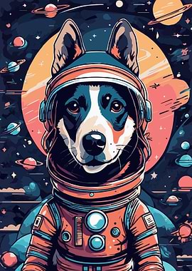 Astronaut Dog 4