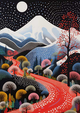 Surreal Zen Mountain Land