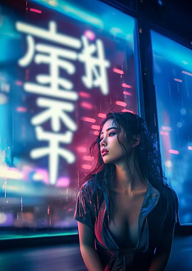 Girl lost in the city