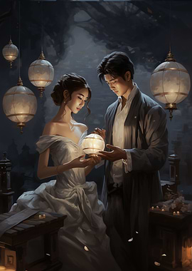 Chienese Girls Laterns