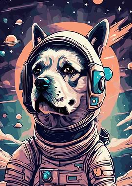 Astronaut Dog 7
