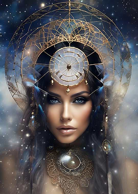 Woman Dream Catcher 1798