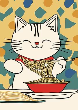 Cat Noodles Lover