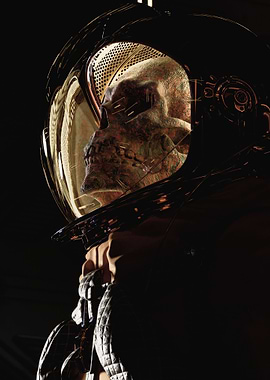 Space Skull abstract