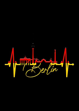 Berlin Skyline Heartbeat