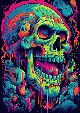 Melting skull