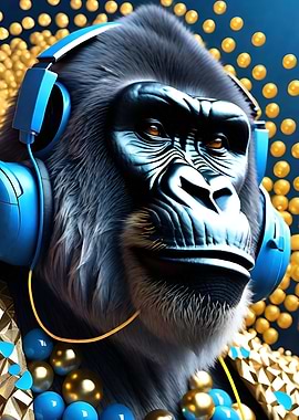 Gorilla Pop Art 5635