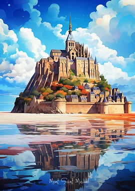 Mont Saint Michel Art