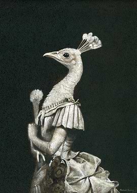 Victorian Peacock Lady